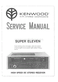 Kenwood-SUPER-ELEVEN-Service-Manual电路原理图.pdf