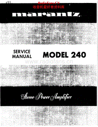 Marantz-240-Service-Manual电路原理图.pdf