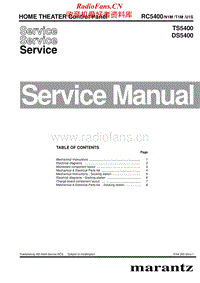 Marantz-DS-5400-TS-5400-Service-Manual电路原理图.pdf