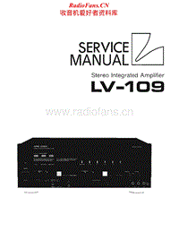 Luxman-LV-109-Service-Manual电路原理图.pdf