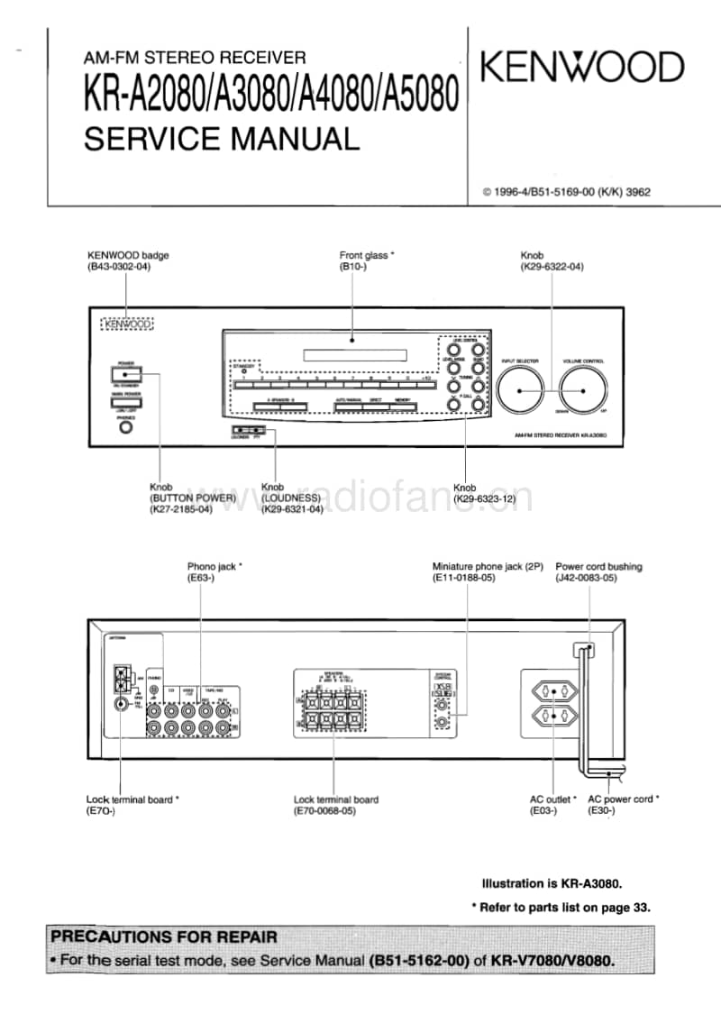 Kenwood-KRA-4080-Service-Manual电路原理图.pdf_第1页