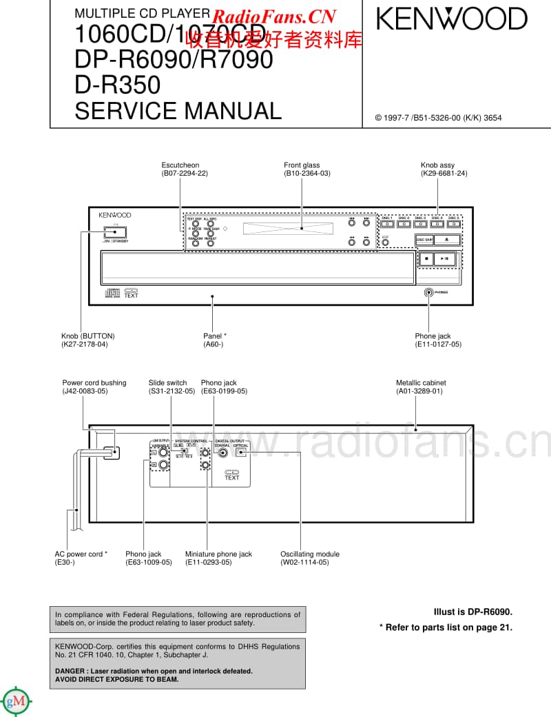 Kenwood-DPR-6090-Service-Manual电路原理图.pdf_第1页