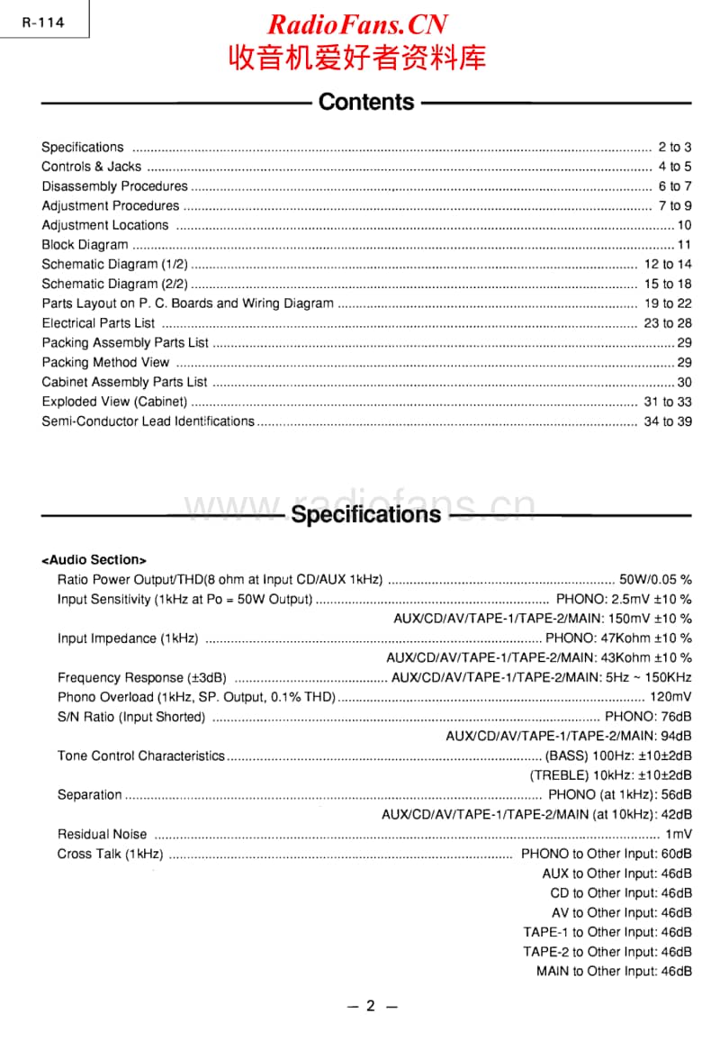 Luxman-R-114-Service-Manual电路原理图.pdf_第2页