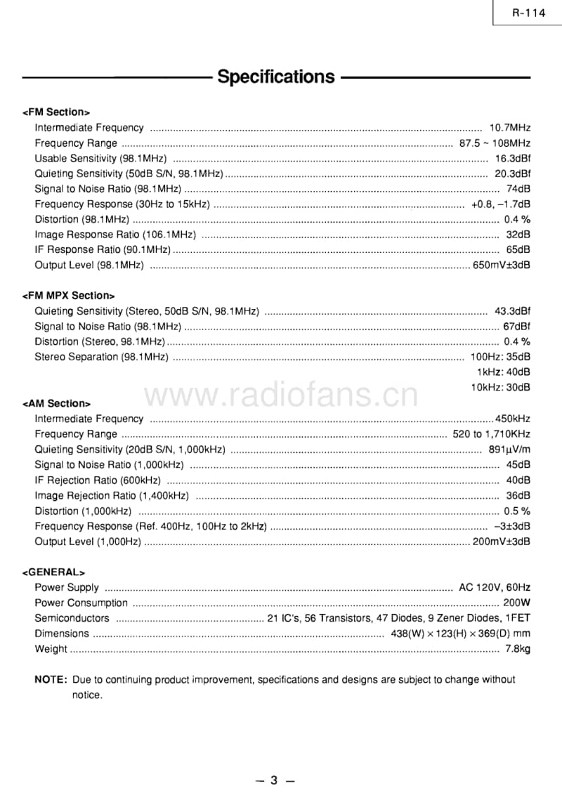 Luxman-R-114-Service-Manual电路原理图.pdf_第3页