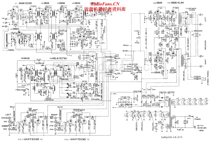 Lafayette-LA-215-Schematic电路原理图.pdf_第1页