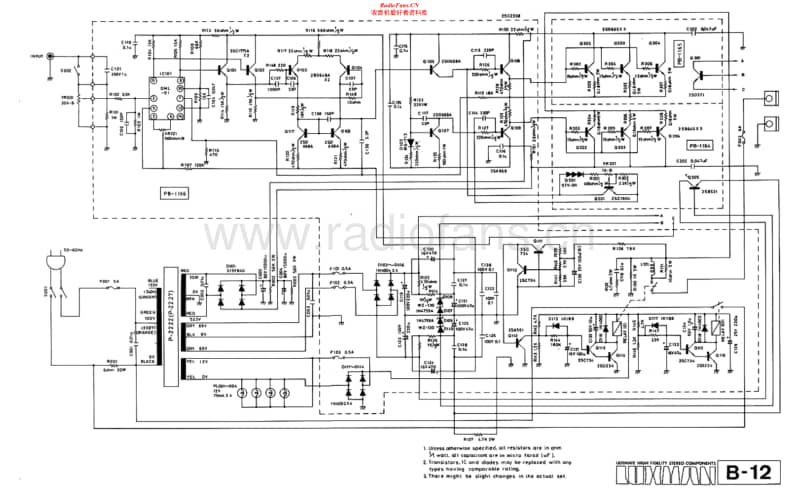 Luxman-B-12-Schematic电路原理图.pdf_第1页