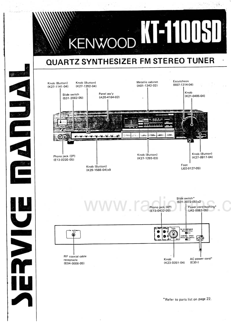 Kenwood-KT-1100-SD-Service-Manual电路原理图.pdf_第1页