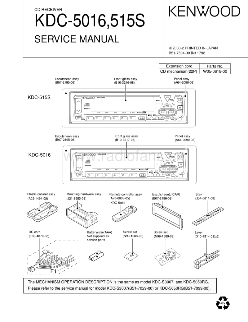 Kenwood-KDC-515-S-Service-Manual电路原理图.pdf_第1页