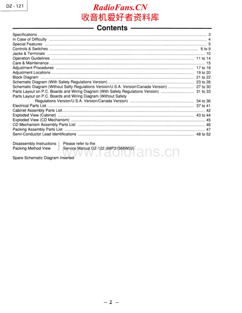 Luxman-DZ-121-Service-Manual电路原理图.pdf_第2页