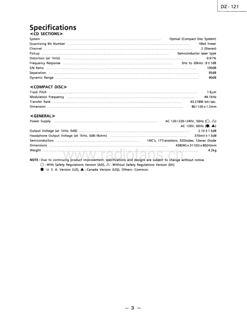 Luxman-DZ-121-Service-Manual电路原理图.pdf_第3页