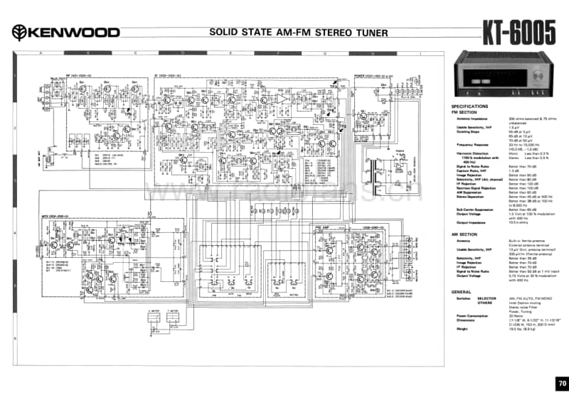 Kenwood-KT-6005-Schematic电路原理图.pdf_第1页