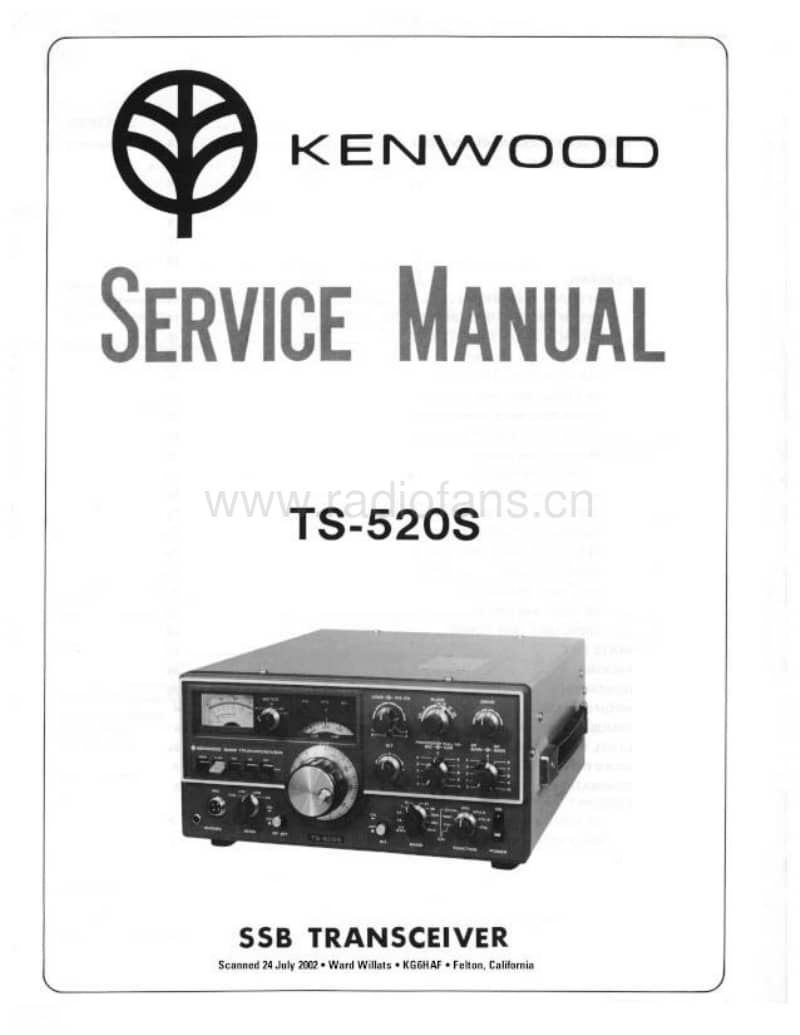 Kenwood-TS-520-S-Service-Manual电路原理图.pdf_第1页