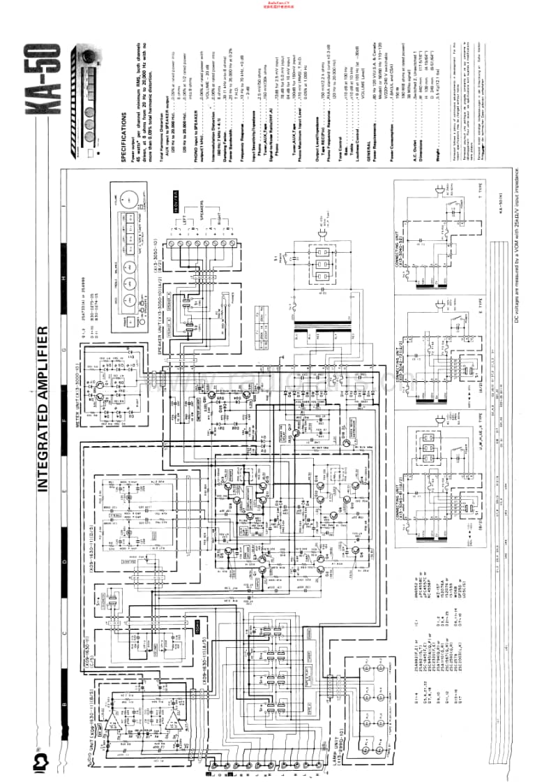 Kenwood-KA-50-Service-Manual电路原理图.pdf_第1页