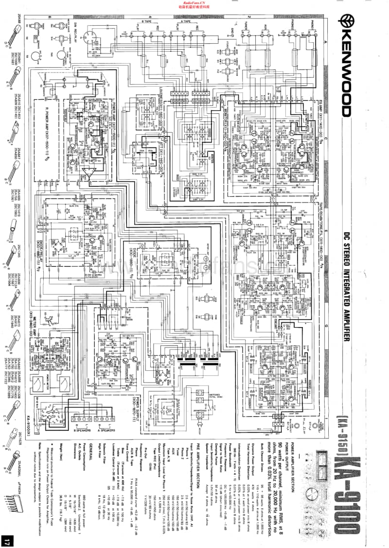 Kenwood-KA-9100-Schematic电路原理图.pdf_第1页