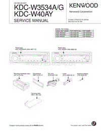 Kenwood-KD-CW-40-AY-Service-Manual电路原理图.pdf