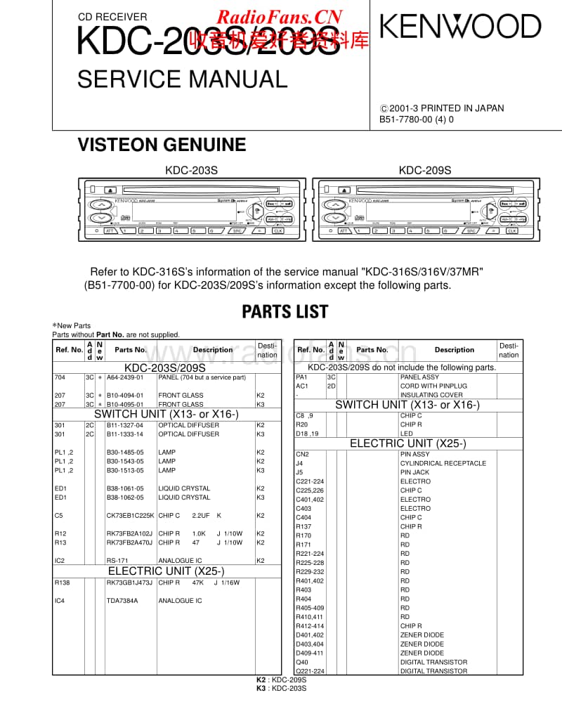 Kenwood-KDC-203-S-Service-Manual电路原理图.pdf_第1页