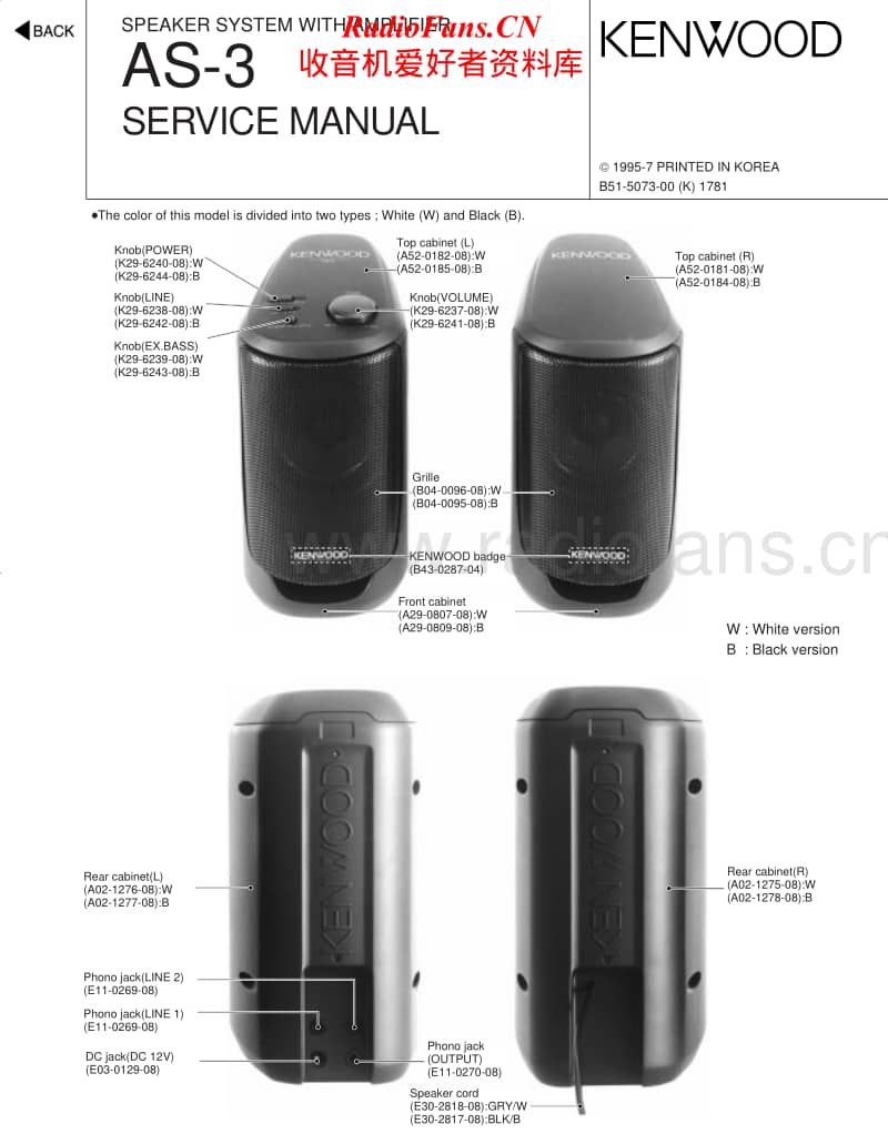 Kenwood-AS-3-Service-Manual电路原理图.pdf_第1页