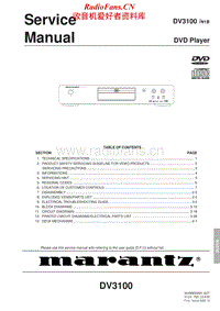 Marantz-DV-3100-Service-Manual电路原理图.pdf