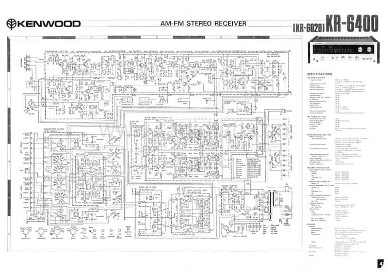 Kenwood-KR-6400-Schematic电路原理图.pdf_第1页