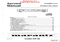 Marantz-CD-38-Service-Manual电路原理图.pdf