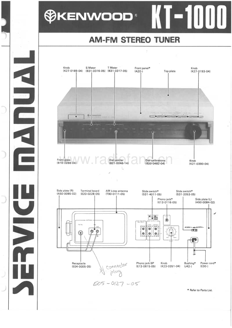 Kenwood-KT-1000-Service-Manual电路原理图.pdf_第1页