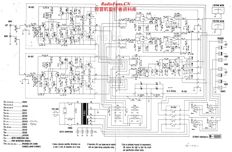 Luxman-M-1600-U-Schematic电路原理图.pdf_第1页