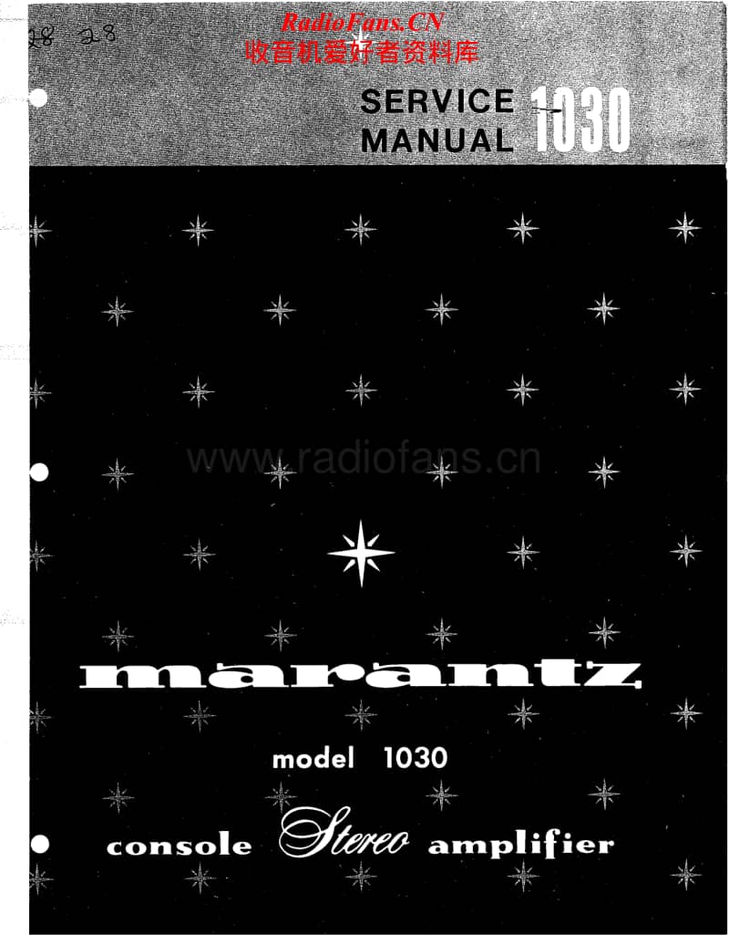 Marantz-1030-Service-Manual电路原理图.pdf_第1页