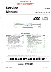 Marantz-DVD-810-Service-Manual电路原理图.pdf