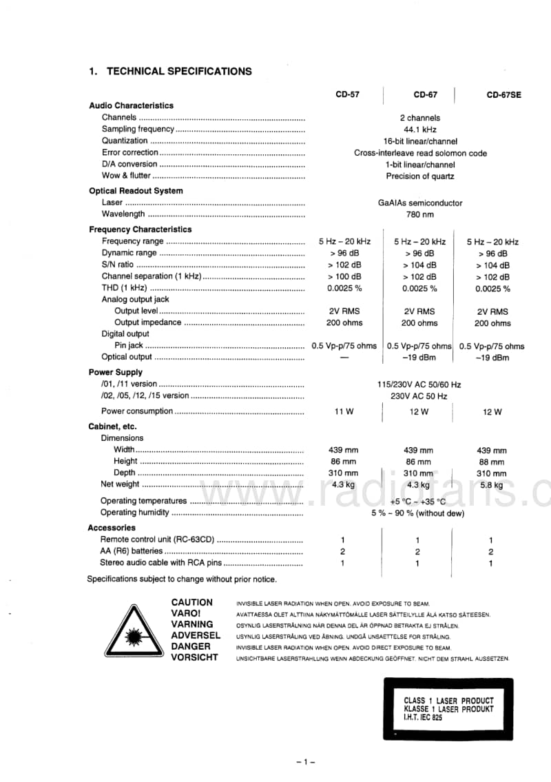 Marantz-CD-57-CD-67-Service-Manual电路原理图.pdf_第3页