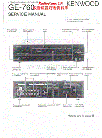 Kenwood-GE-760-Service-Manual电路原理图.pdf