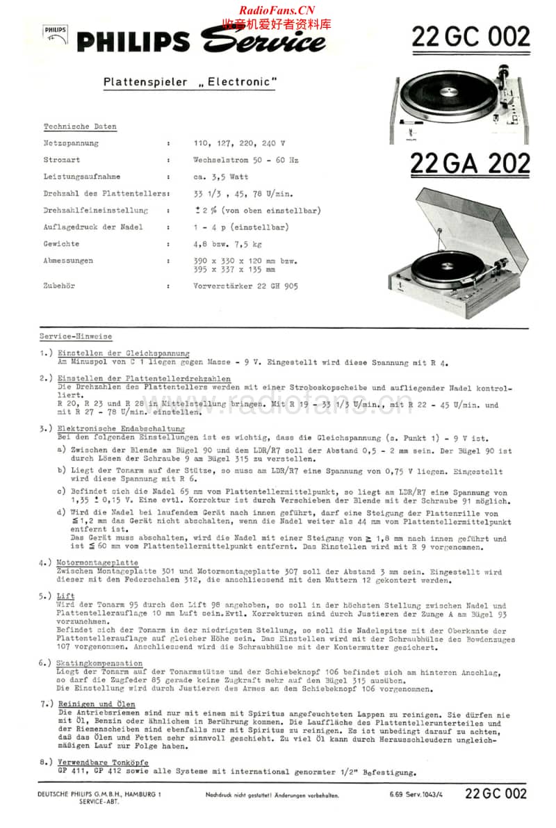 Philips-22-GA-202-Service-Manual电路原理图.pdf_第1页