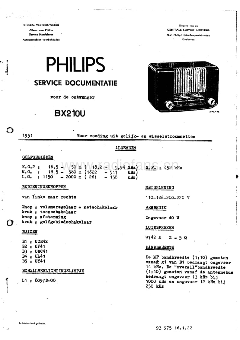 Philips-BX-210-U-Service-Manual电路原理图.pdf_第1页