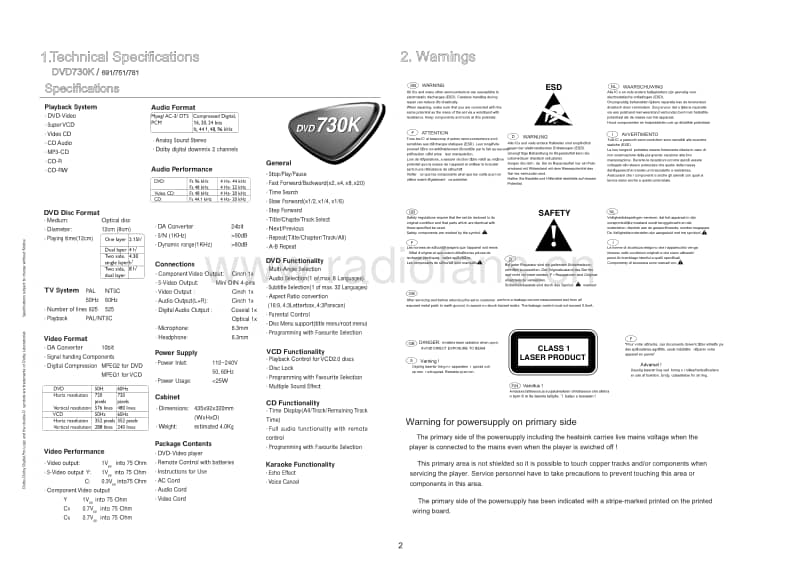 Philips-DVD-730-K-Service-Manual电路原理图.pdf_第2页