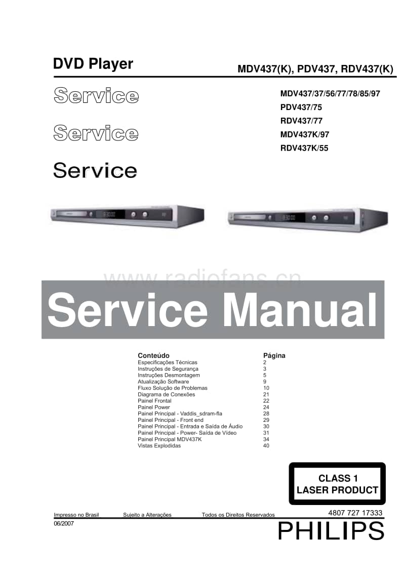 Philips-MDV-437-Service-Manual电路原理图.pdf_第1页