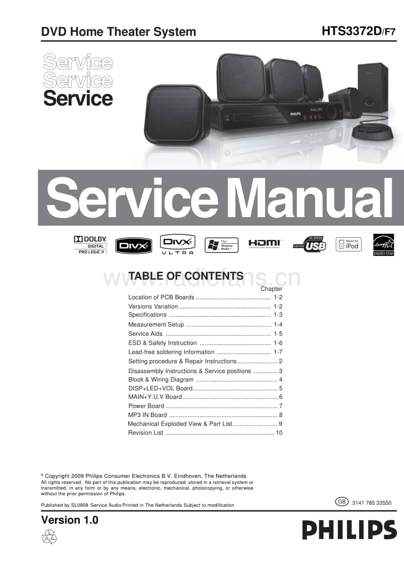 Philips-HTS-3372-D-Service-Manual电路原理图.pdf_第1页