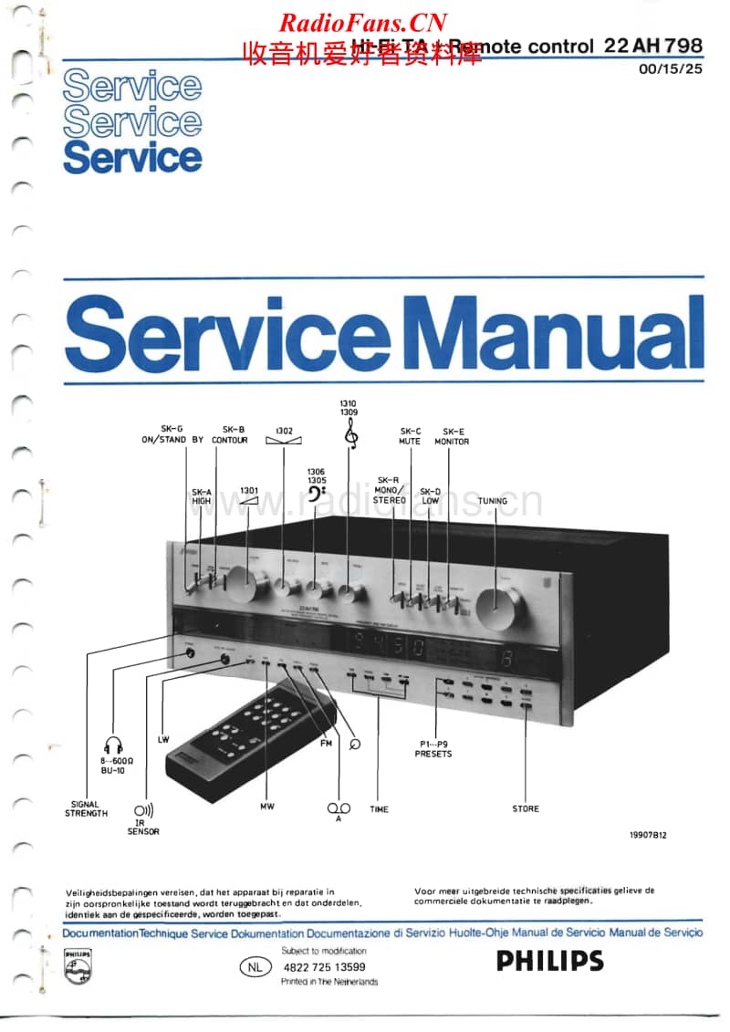 Philips-22-AH-798-Service-Manual电路原理图.pdf_第1页