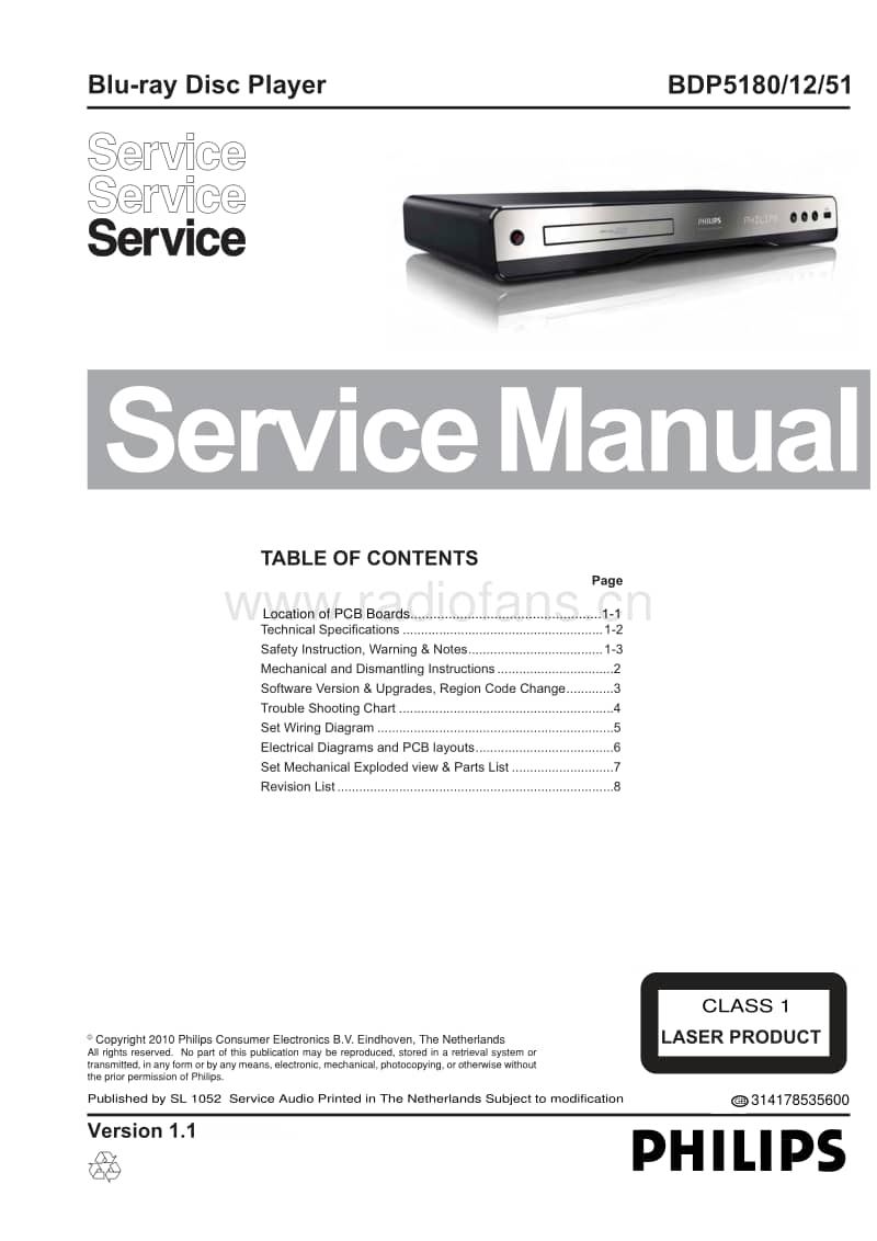 Philips-BDP-5180-Service-Manual电路原理图.pdf_第1页