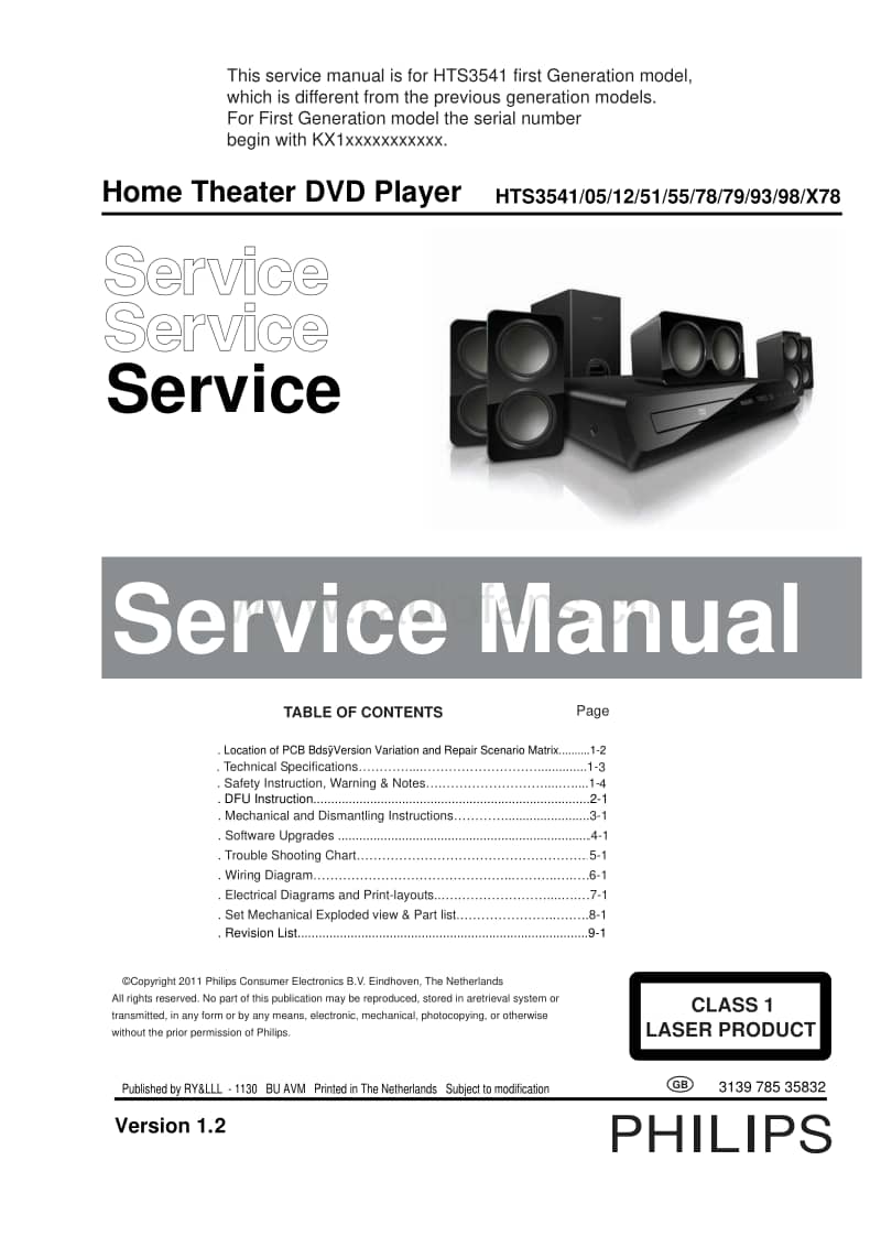 Philips-HTS-3541-Service-Manual电路原理图.pdf_第1页