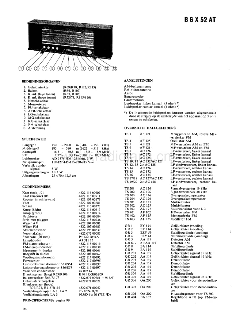 Philips-B-6-X-52-AT-Service-Manual电路原理图.pdf_第1页