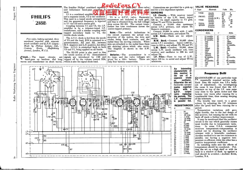 Philips-218-B-Schematic电路原理图.pdf_第1页