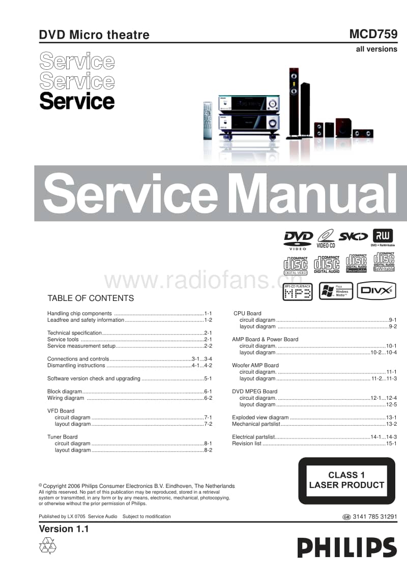 Philips-MCD-759-Service-Manual电路原理图.pdf_第1页