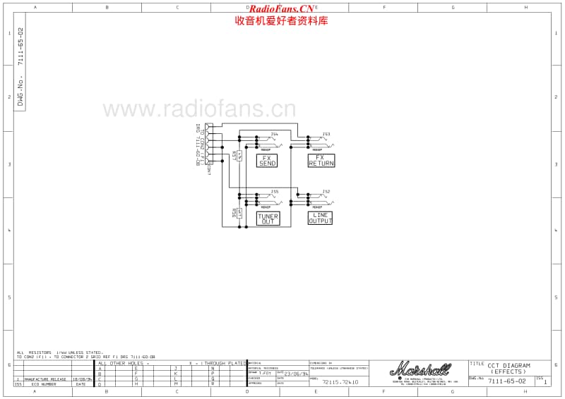 Marshall-7111-65-02-Schematic电路原理图.pdf_第1页