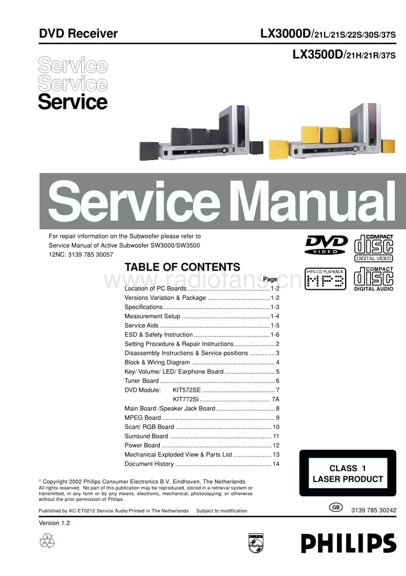 Philips-LX-3500-D-Service-Manual电路原理图.pdf_第1页