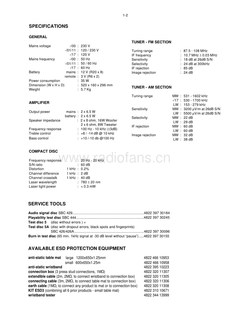 Philips-AZ-4000-Service-Manual电路原理图.pdf_第3页