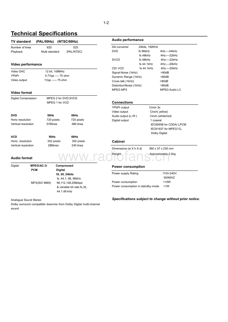 Philips-DVP-3110-Service-Manual电路原理图.pdf_第2页