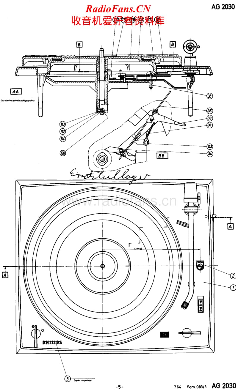 Philips-AG-2030-Service-Manual电路原理图.pdf_第2页