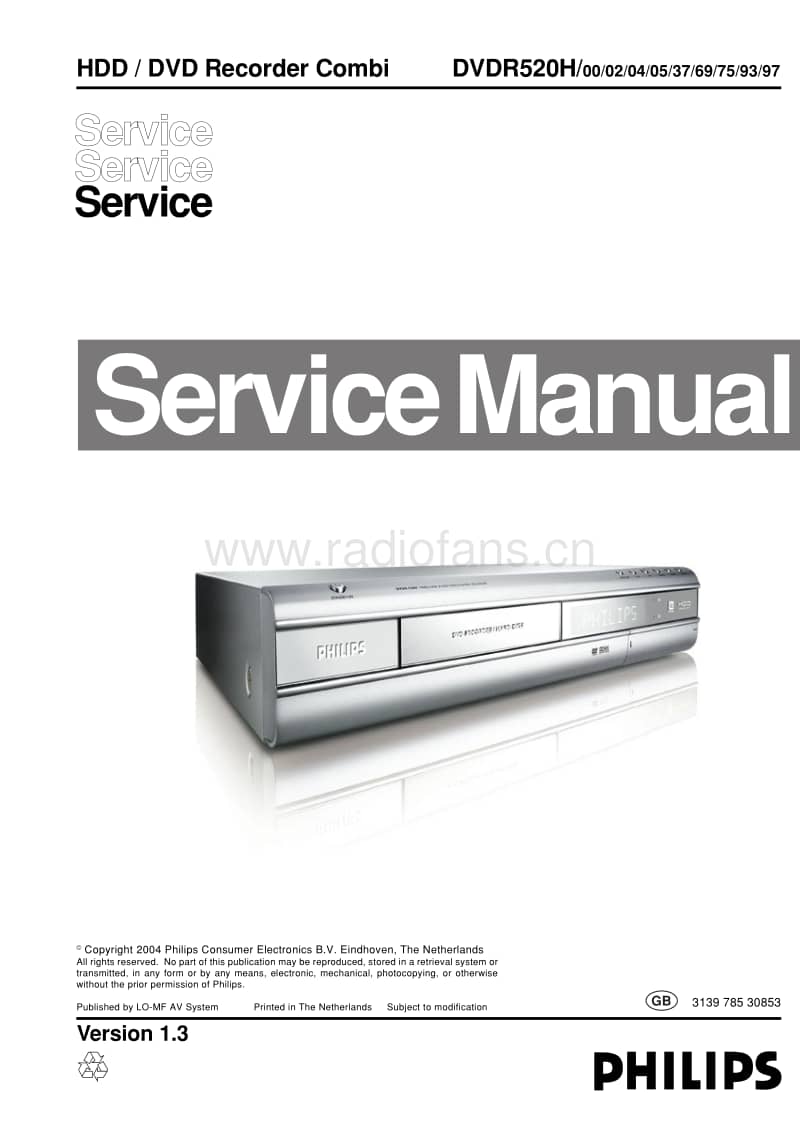 Philips-DVD-520-H-Service-Manual电路原理图.pdf_第1页