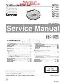 Philips-AZ-7381-Service-Manual电路原理图.pdf