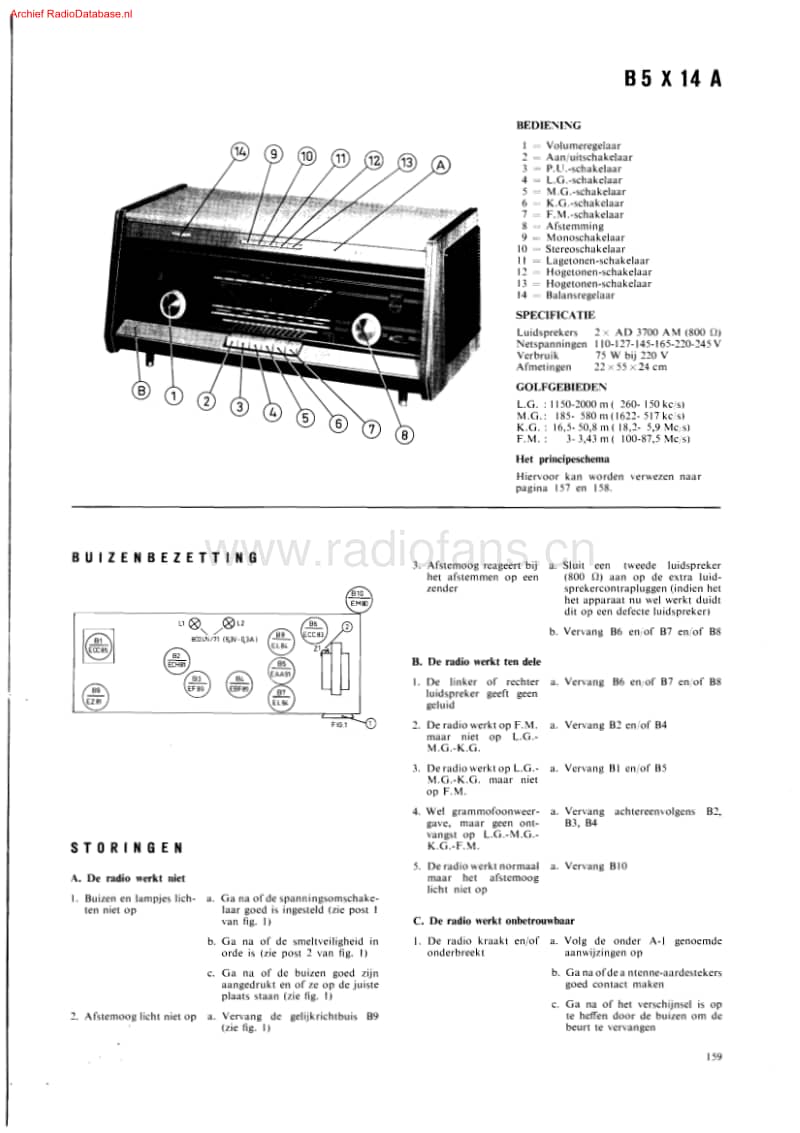 Philips-B-5-X-14-A-Service-Manual电路原理图.pdf_第3页