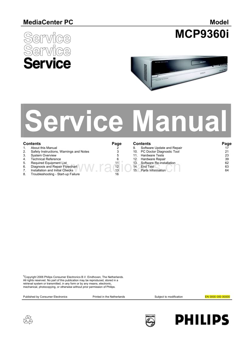 Philips-MCP-9360-I-Service-Manual电路原理图.pdf_第1页